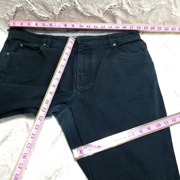 Columbia Jeans Mens 36×32 Black Slim Fit Dark Wash Denim - Picture 4 of 14